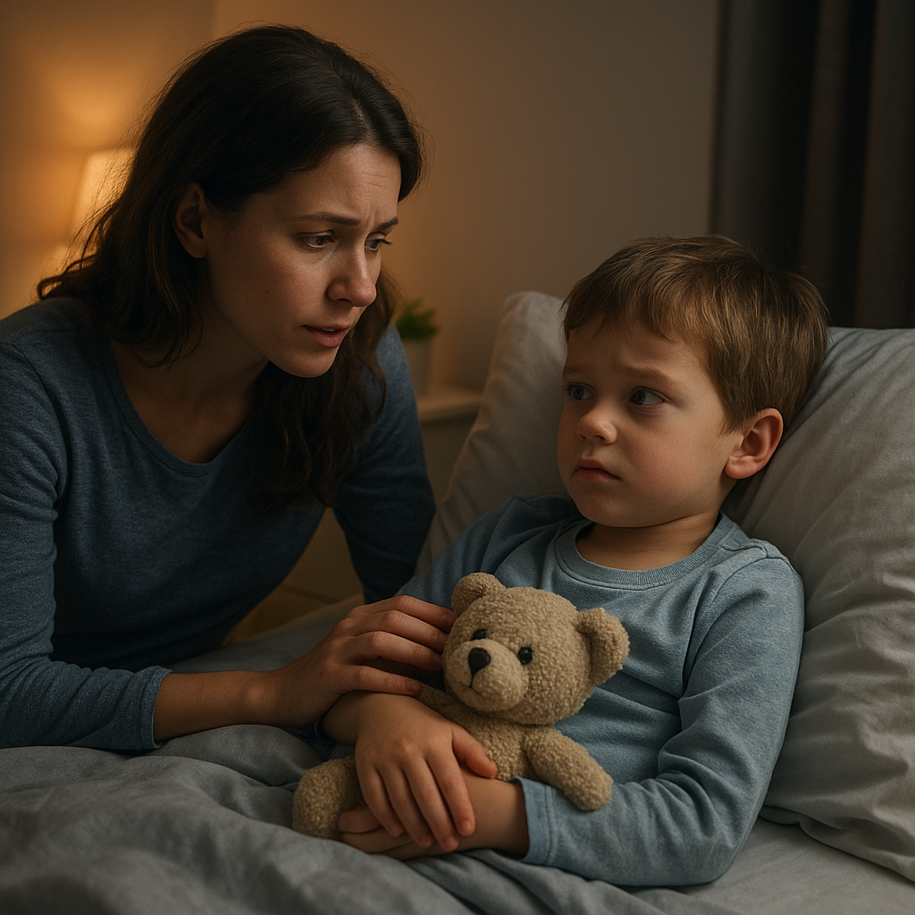 Co robić, gdy dziecko boi się spać samo