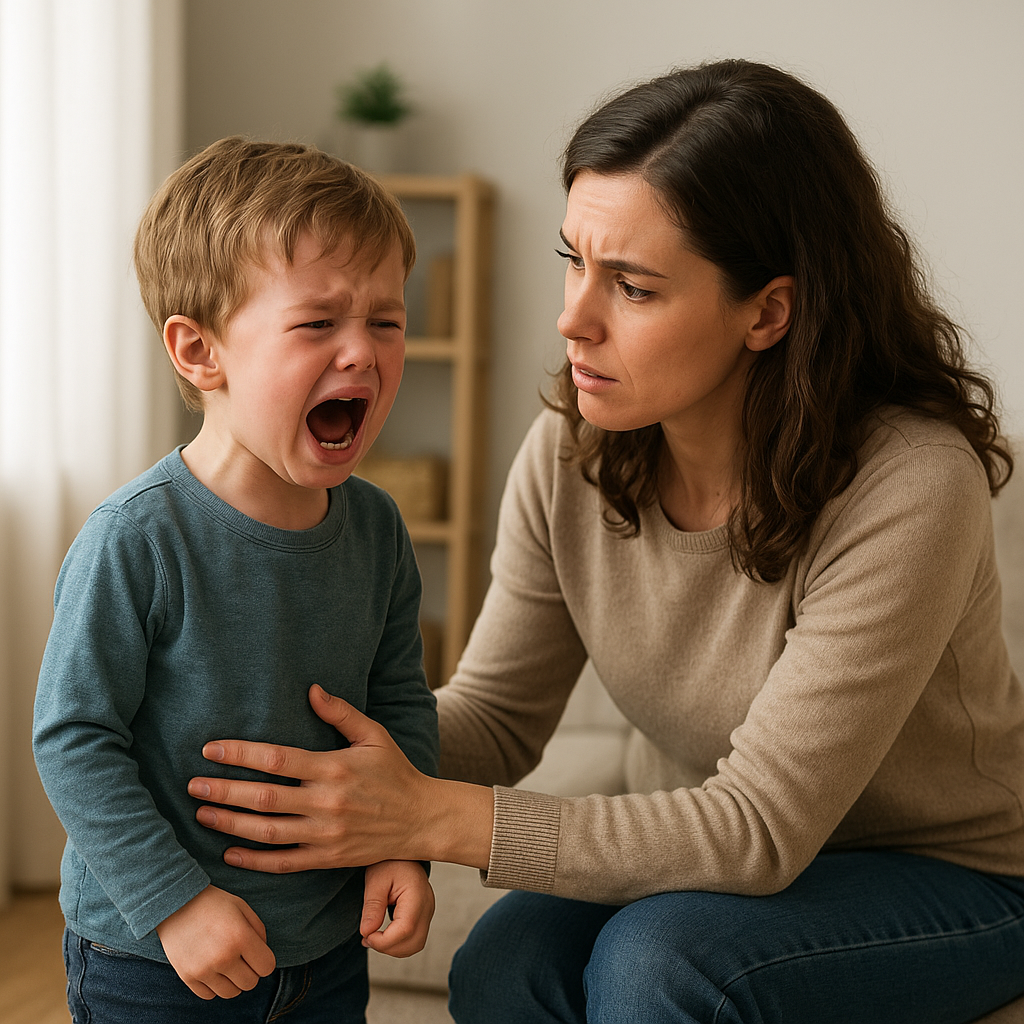 Jak reagować na napady złości u małego dziecka
