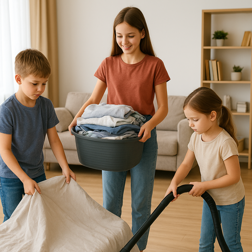 Jakie obowiązki domowe można powierzyć dziecku w różnym wieku