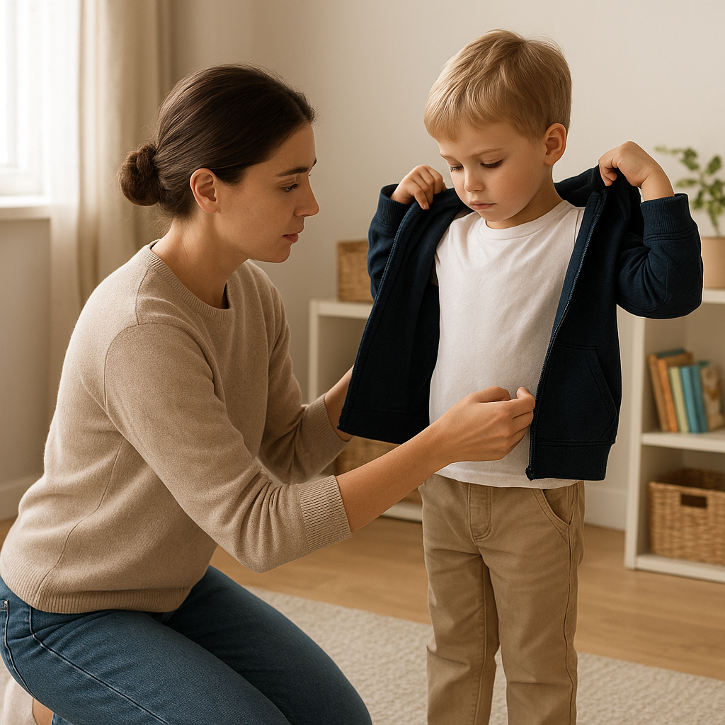 Jak wspierać dziecko w nauce samodzielności w ubieraniu się