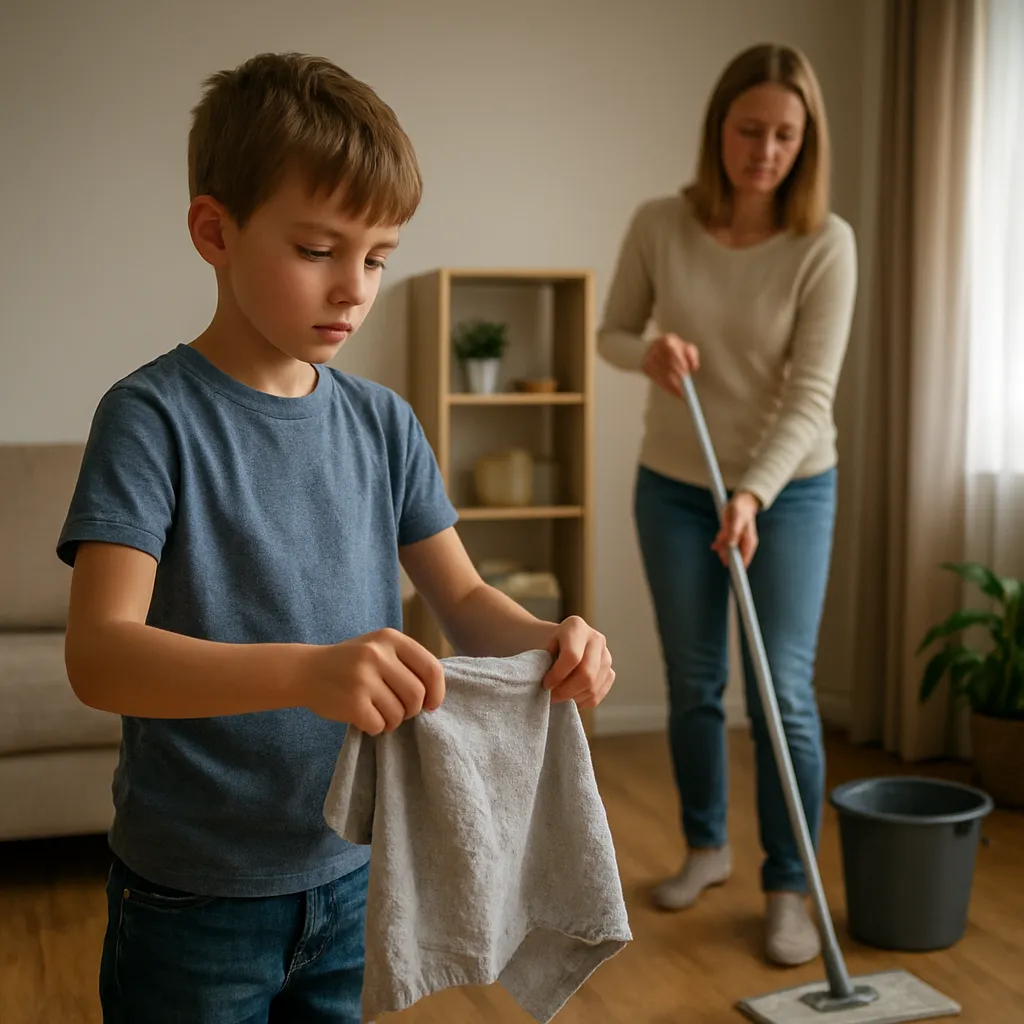 Jakie obowiązki domowe uczą dzieci odpowiedzialności