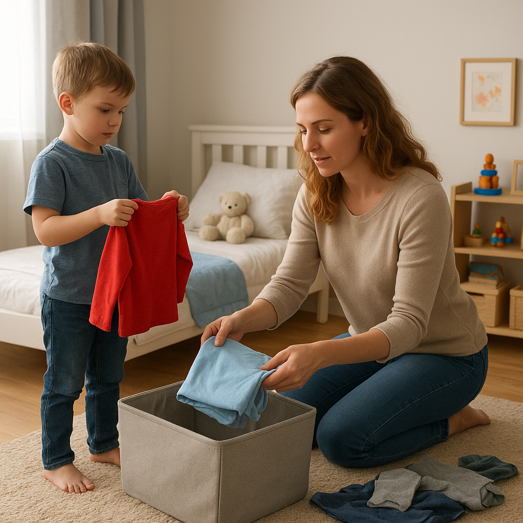 Jak uczyć dziecko utrzymywania porządku w pokoju