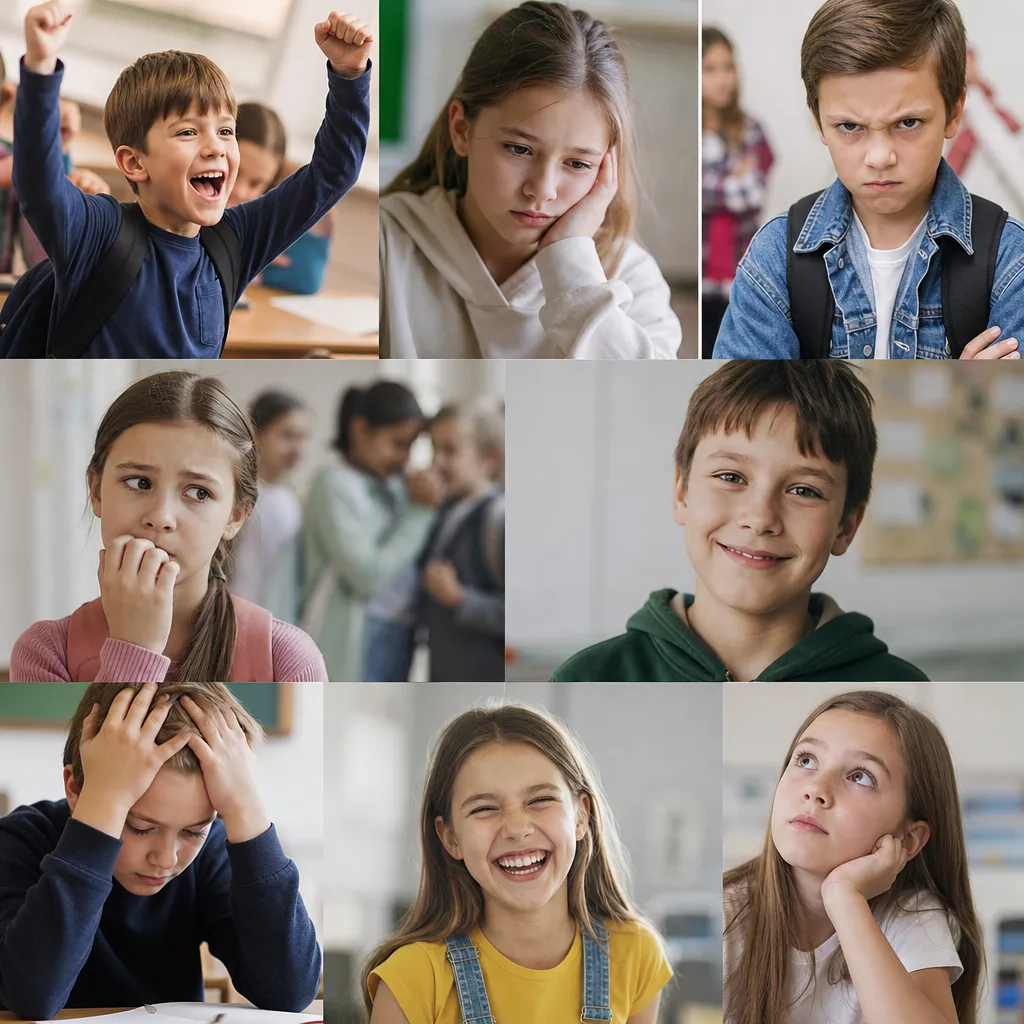 Jakie emocje dominują u dzieci w wieku szkolnym